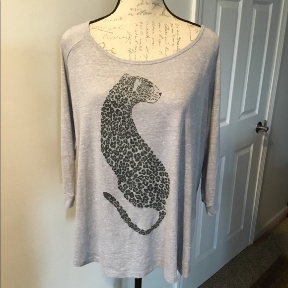 Lucky Brand Tops - Lucky Brand Top with Leopard design